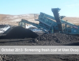 screening-fresh-coal-at-ulaan-ovoo
